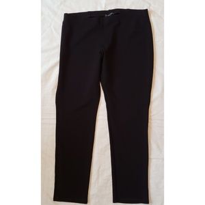 Eileen Fisher Black Ponte Straight Leg Pants